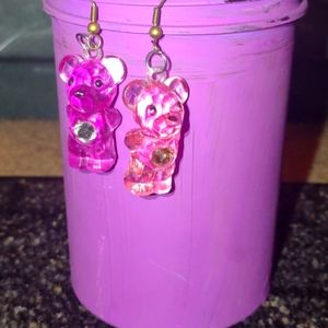 Gummy bear earrings
